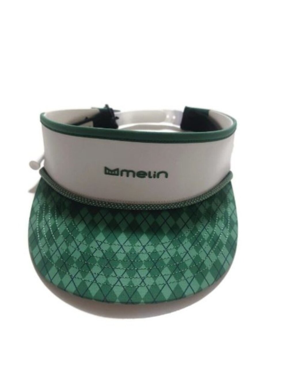 Melin Coast Hydro Performance Visor Green Argyle Links Collection Snapback